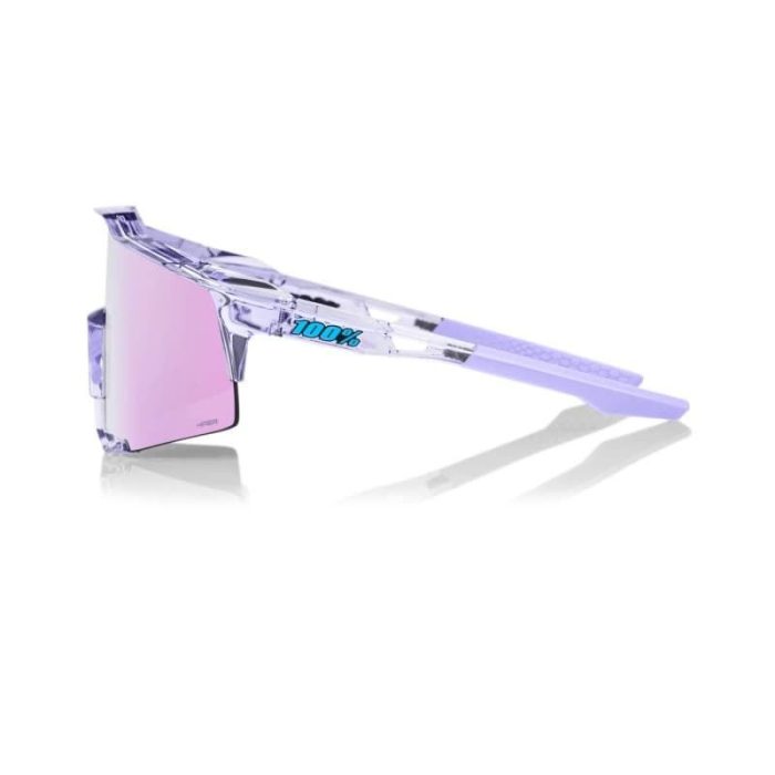 Gafas 100% SPEEDCRAFT Polished Translucent Lavender - Lente: HiPER Lavender Mirror - Imagen 2