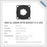 NUEVO SIGEYI – Potenciómetro Araña AXO SL (SRAM-MTB-BOOST-4-104) - Imagen 2
